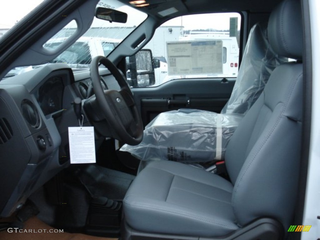 2012 Ford F350 Super Duty XL SuperCab 4x4 Dually Chassis Interior Color Photos
