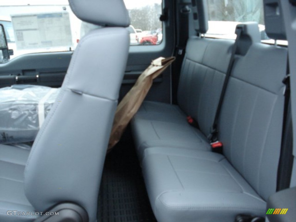 2012 F350 Super Duty XL SuperCab 4x4 Dually Chassis - Oxford White / Steel photo #13