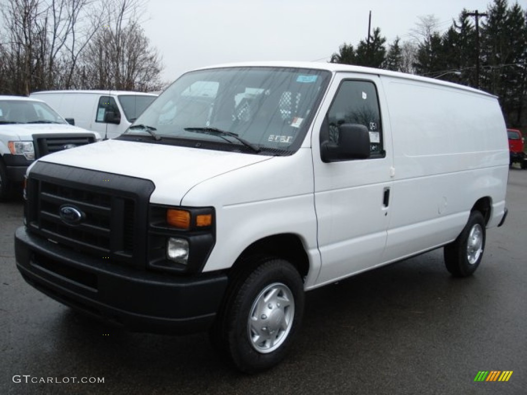 Oxford White 2012 Ford E Series Van E150 Cargo Exterior Photo #57507244