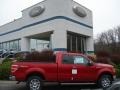 2011 Race Red Ford F150 Lariat SuperCab 4x4  photo #1