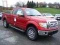 Race Red - F150 Lariat SuperCab 4x4 Photo No. 2