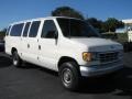 1993 White Ford E Series Van E350 Club Wagon 15 Passenger #57486956
