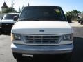 1993 White Ford E Series Van E350 Club Wagon 15 Passenger  photo #3