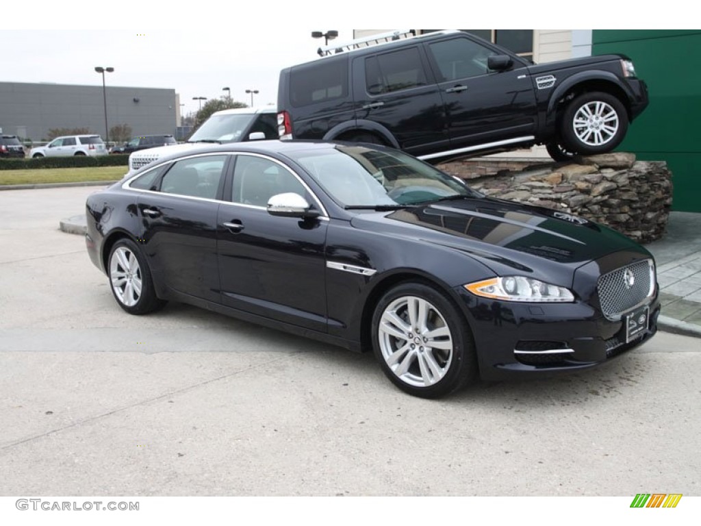 Azurite Blue Metallic 2012 Jaguar XJ XJL Portfolio Exterior Photo #57508306