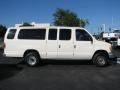 White 1993 Ford E Series Van E350 Club Wagon 15 Passenger Exterior