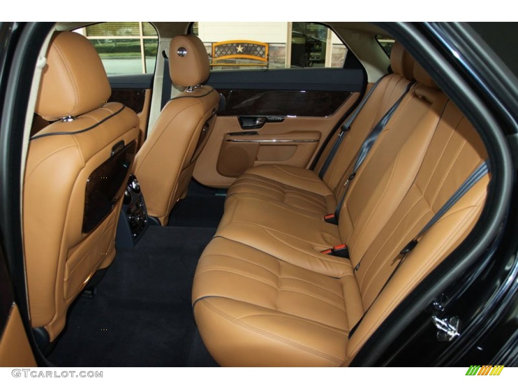 London Tan/Navy Interior 2012 Jaguar XJ XJL Portfolio Photo #57508342
