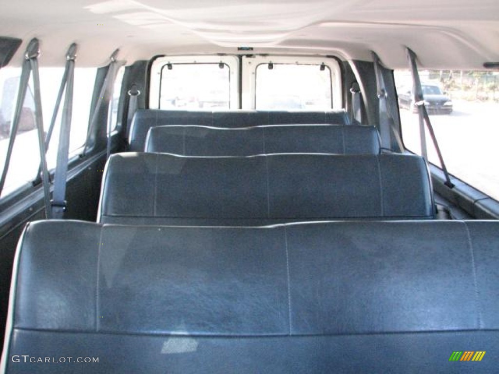 1993 E Series Van E350 Club Wagon 15 Passenger - White / Gray photo #13