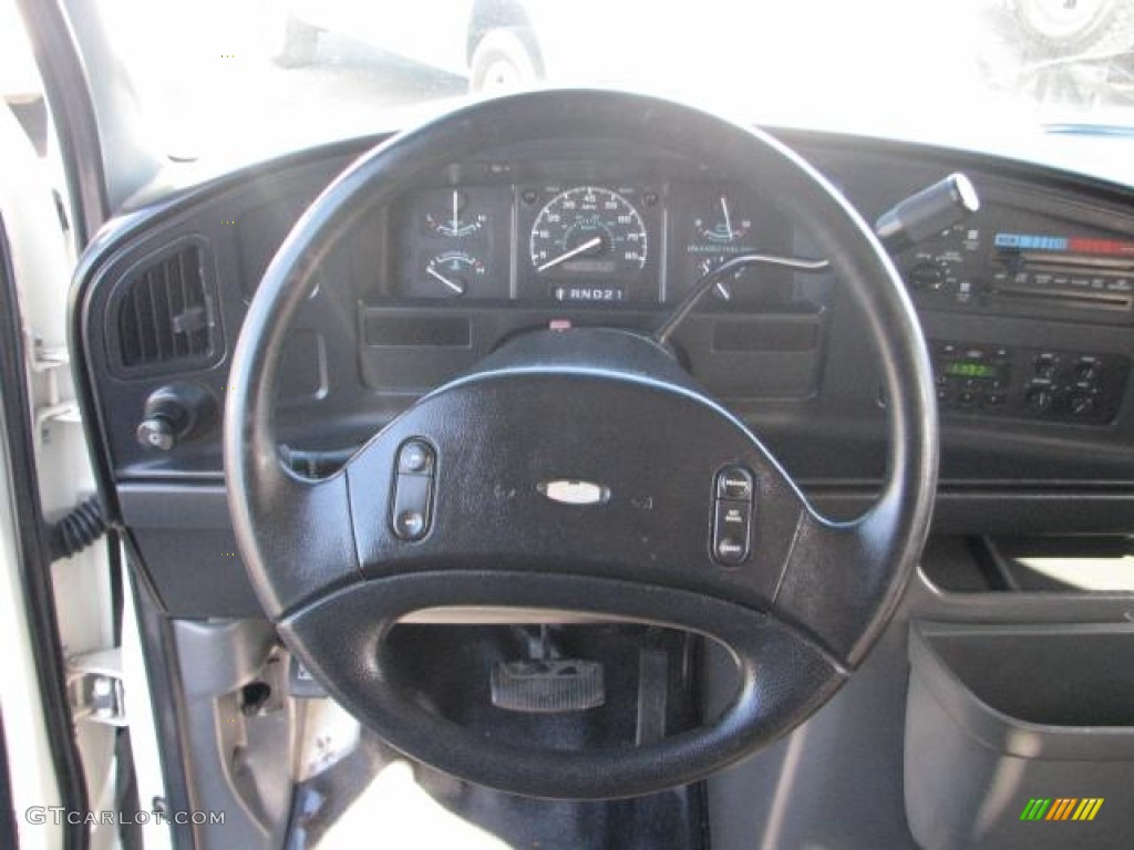 1993 E Series Van E350 Club Wagon 15 Passenger - White / Gray photo #18