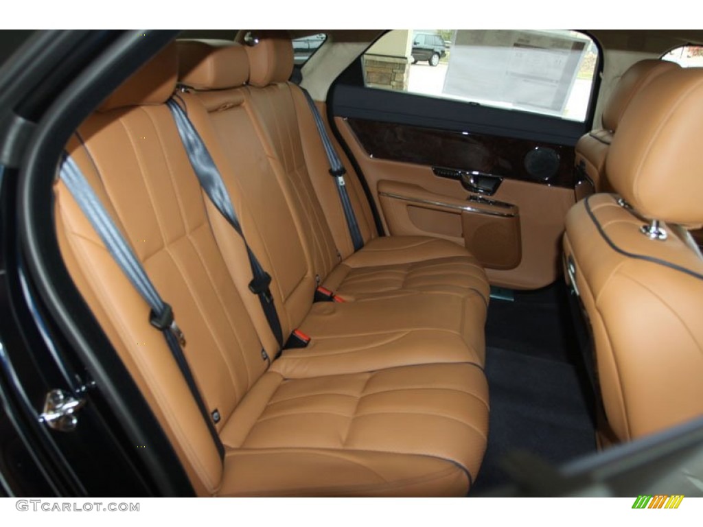 London Tan/Navy Interior 2012 Jaguar XJ XJL Portfolio Photo #57508489