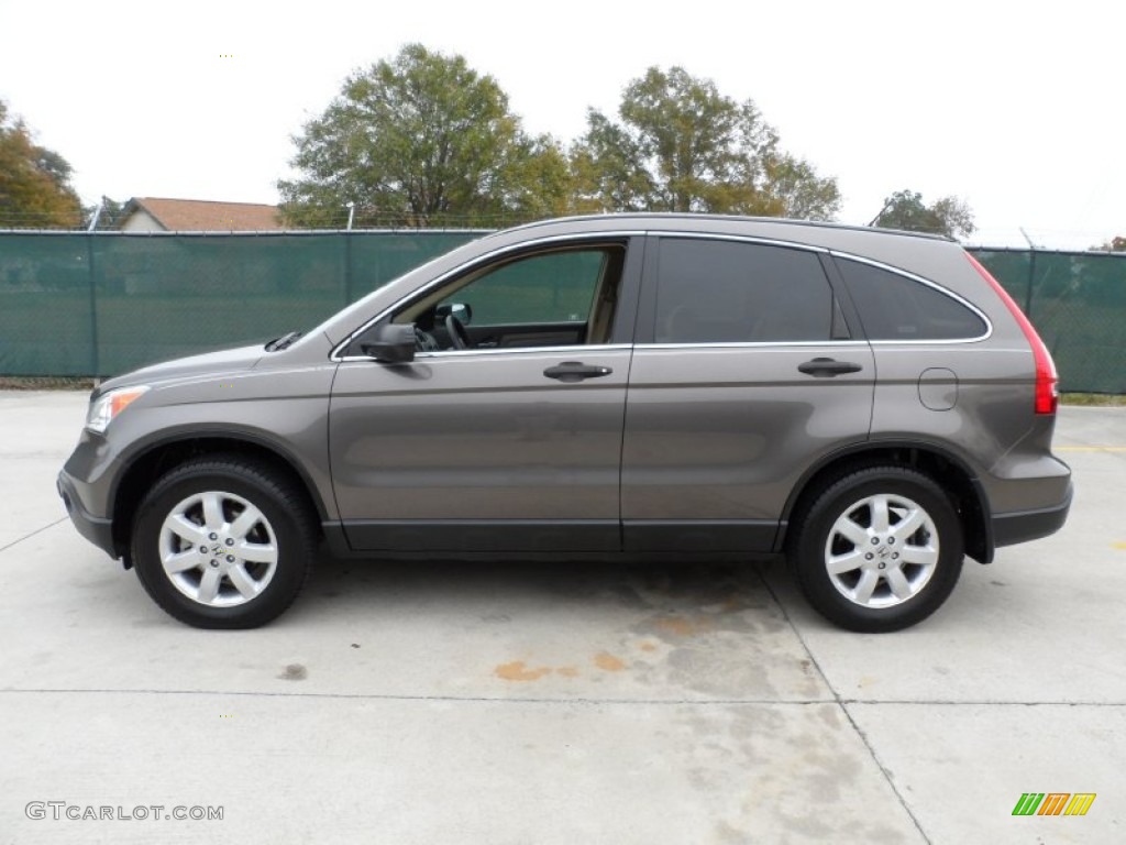 2009 CR-V EX - Urban Titanium Metallic / Ivory photo #6