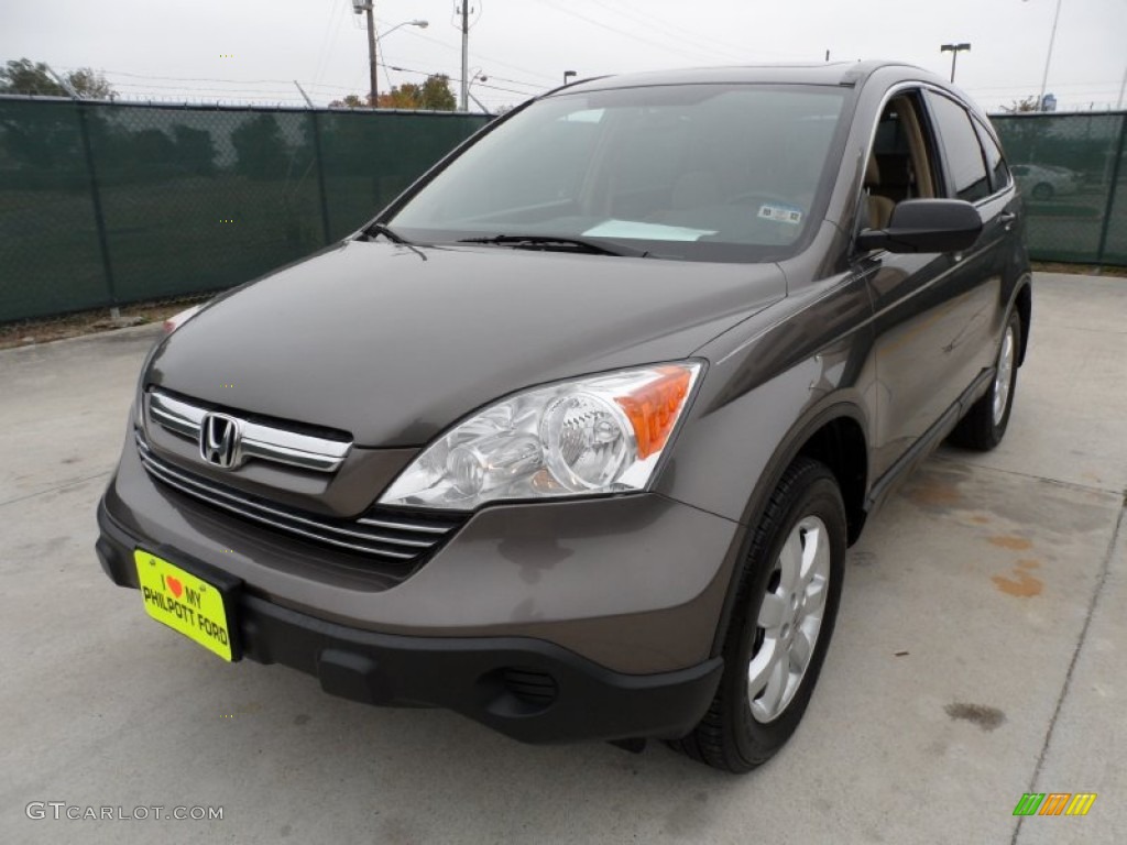 2009 CR-V EX - Urban Titanium Metallic / Ivory photo #7