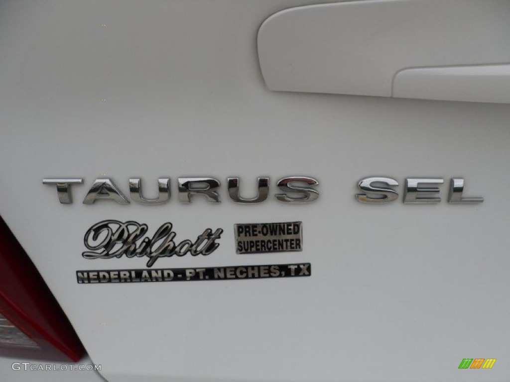 2007 Taurus SEL - Vibrant White / Medium/Dark Flint photo #19