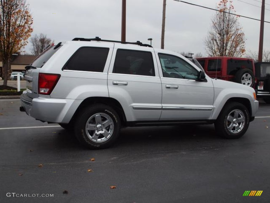 2007 Grand Cherokee Limited 4x4 - Bright Silver Metallic / Medium Slate Gray photo #3