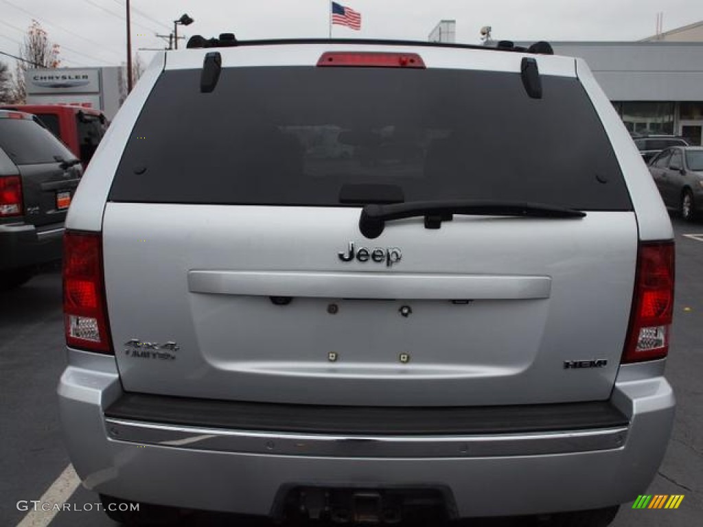 2007 Grand Cherokee Limited 4x4 - Bright Silver Metallic / Medium Slate Gray photo #6