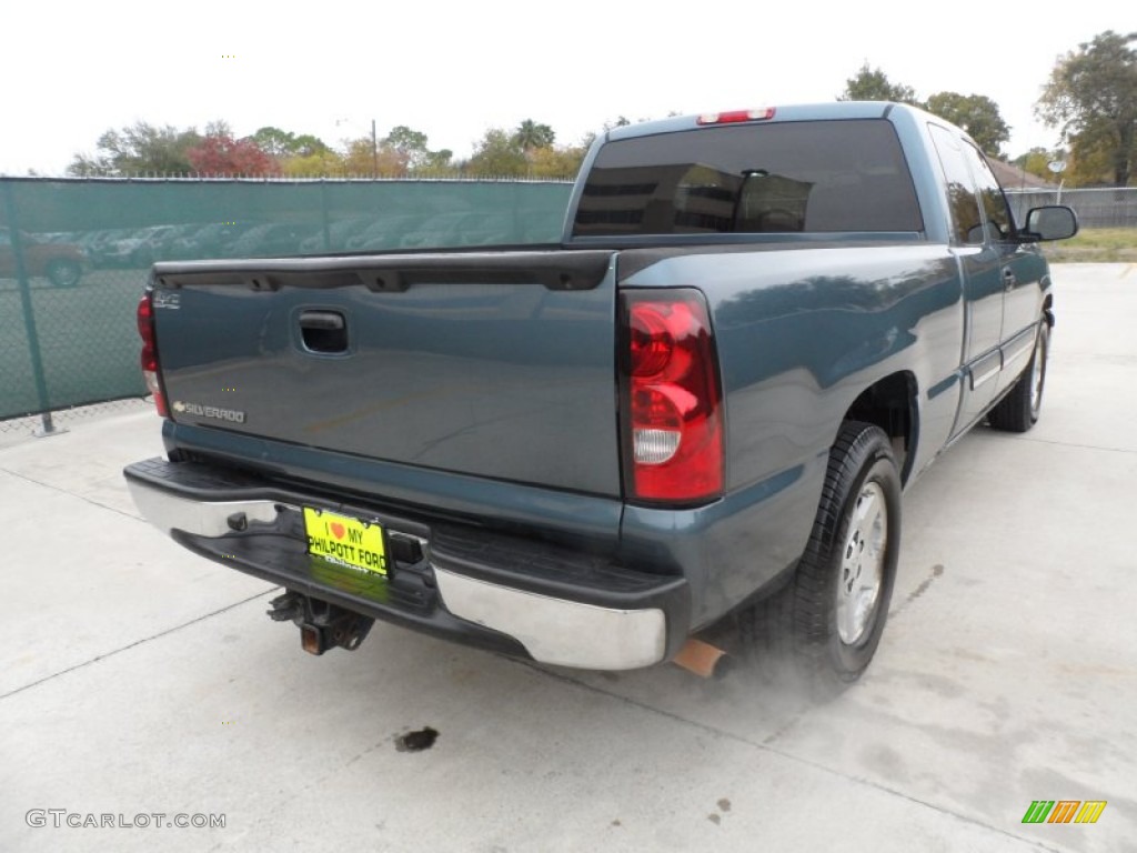 2006 Silverado 1500 LT Extended Cab - Blue Granite Metallic / Medium Gray photo #3