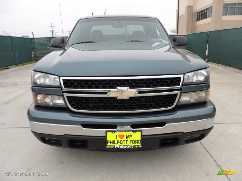 2006 Silverado 1500 LT Extended Cab - Blue Granite Metallic / Medium Gray photo #8