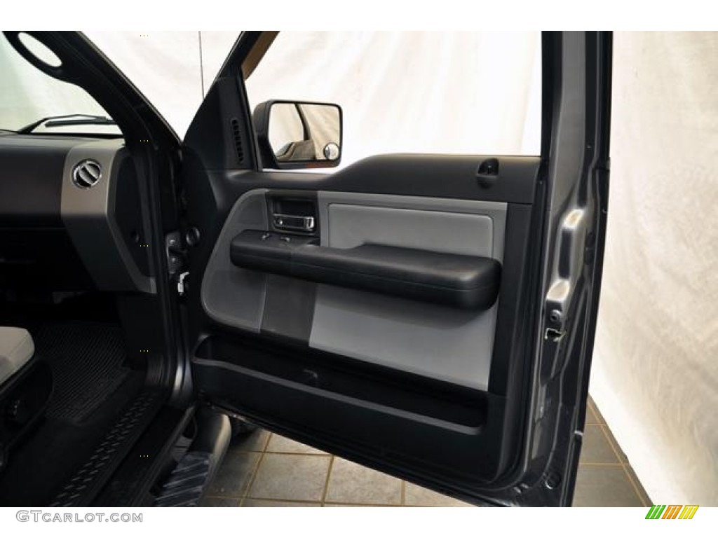 2005 F150 XLT SuperCab 4x4 - Dark Shadow Grey Metallic / Black photo #29