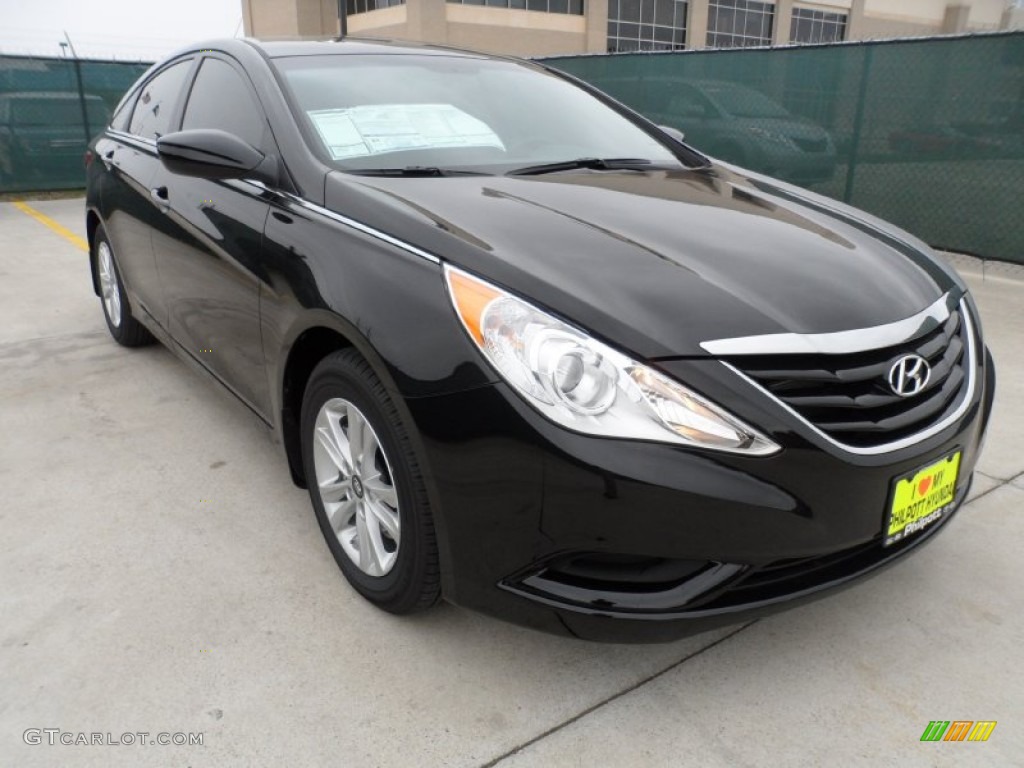 2012 Sonata GLS - Midnight Black / Gray photo #1