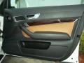 Amaretto/Black 2009 Audi A6 3.0T quattro Sedan Door Panel