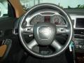 Amaretto/Black 2009 Audi A6 3.0T quattro Sedan Steering Wheel