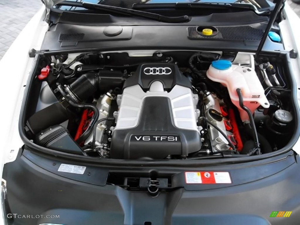 2009 Audi A6 3.0T quattro Sedan 3.0 Liter TFSI Supercharged DOHC 24-Valve VVT V6 Engine Photo #57514708