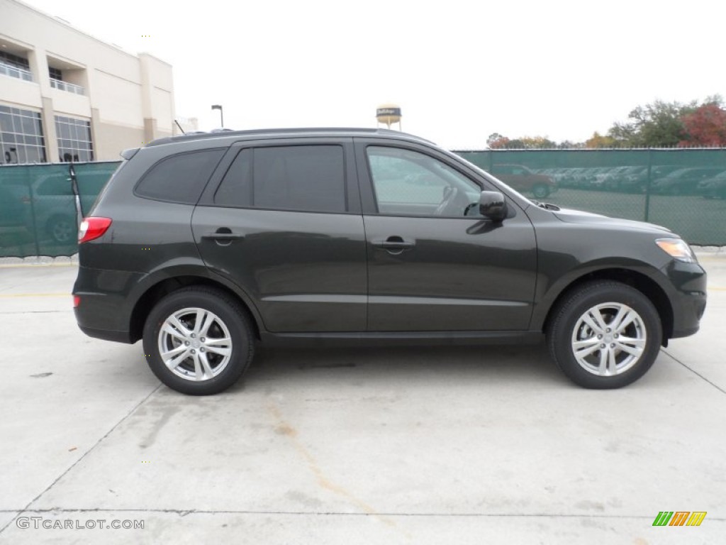 Black Forest Green 2012 Hyundai Santa Fe SE V6 Exterior Photo #57514891