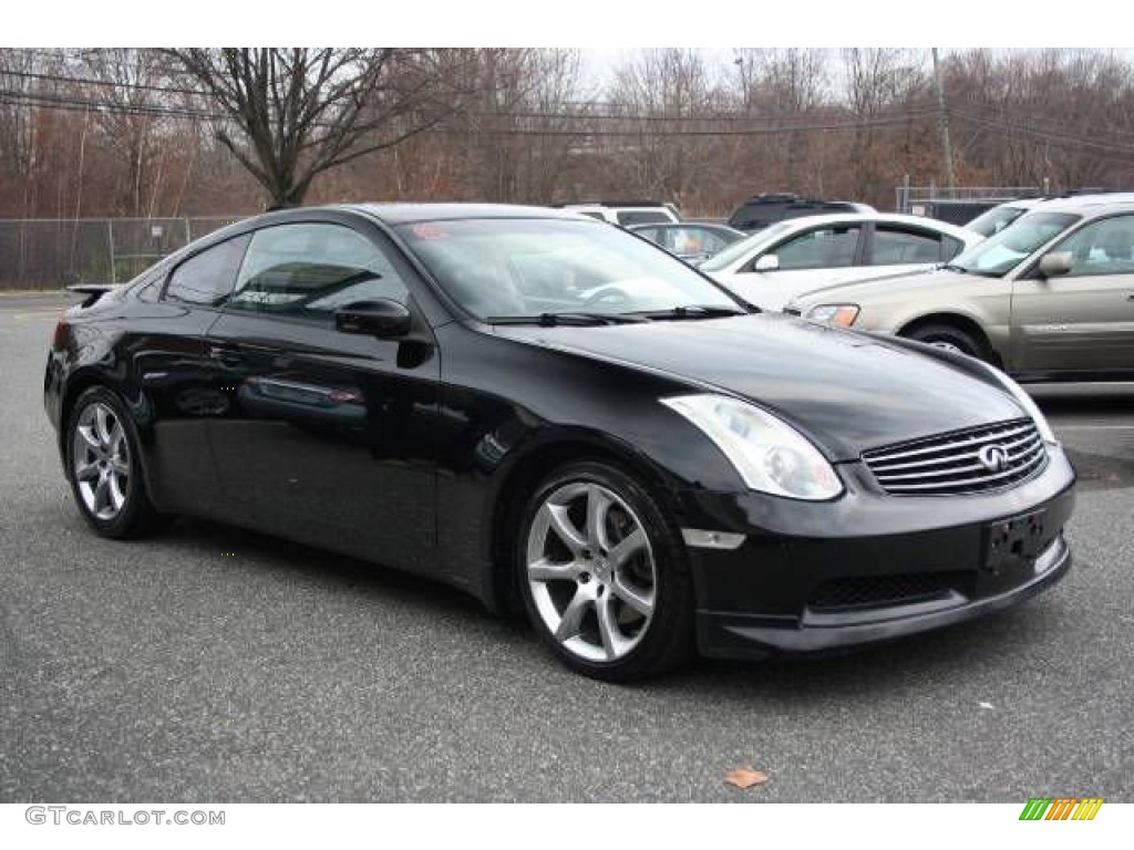 Black Obsidian 2005 Infiniti G 35 Coupe Exterior Photo #57515662