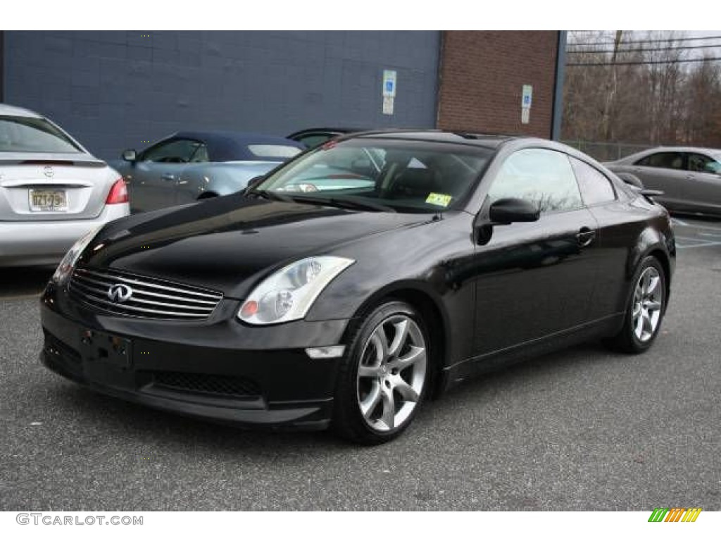 Black Obsidian 2005 Infiniti G 35 Coupe Exterior Photo #57515668