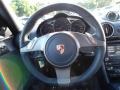 Ocean Blue 2010 Porsche Cayman Standard Cayman Model Steering Wheel