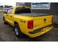 2006 Solar Yellow Dodge Dakota SLT Quad Cab 4x4  photo #14