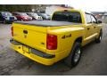 Solar Yellow - Dakota SLT Quad Cab 4x4 Photo No. 17