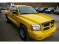 2006 Solar Yellow Dodge Dakota SLT Quad Cab 4x4  photo #18