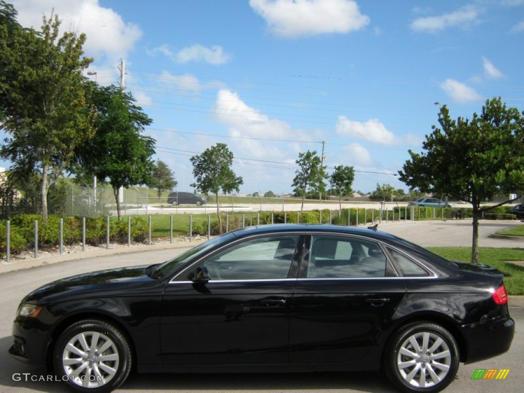 Brilliant Black 2012 Audi A4 2.0T Sedan Exterior Photo #57517129