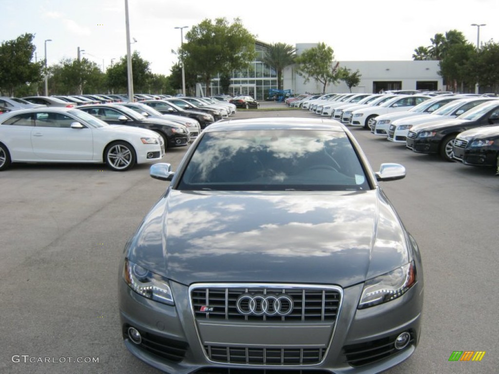 2012 S4 3.0T quattro Sedan - Monsoon Gray Metallic / Black/Black photo #4
