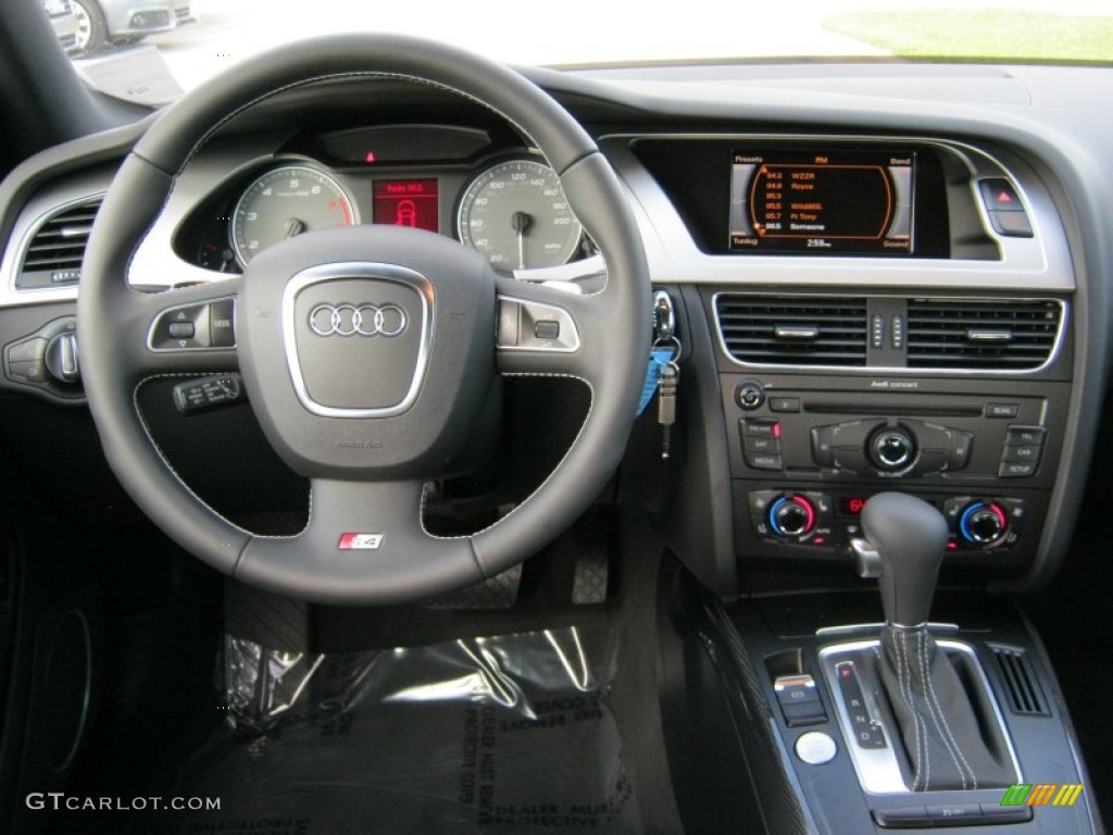 2012 Audi S4 3.0T quattro Sedan Black/Black Dashboard Photo #57517542
