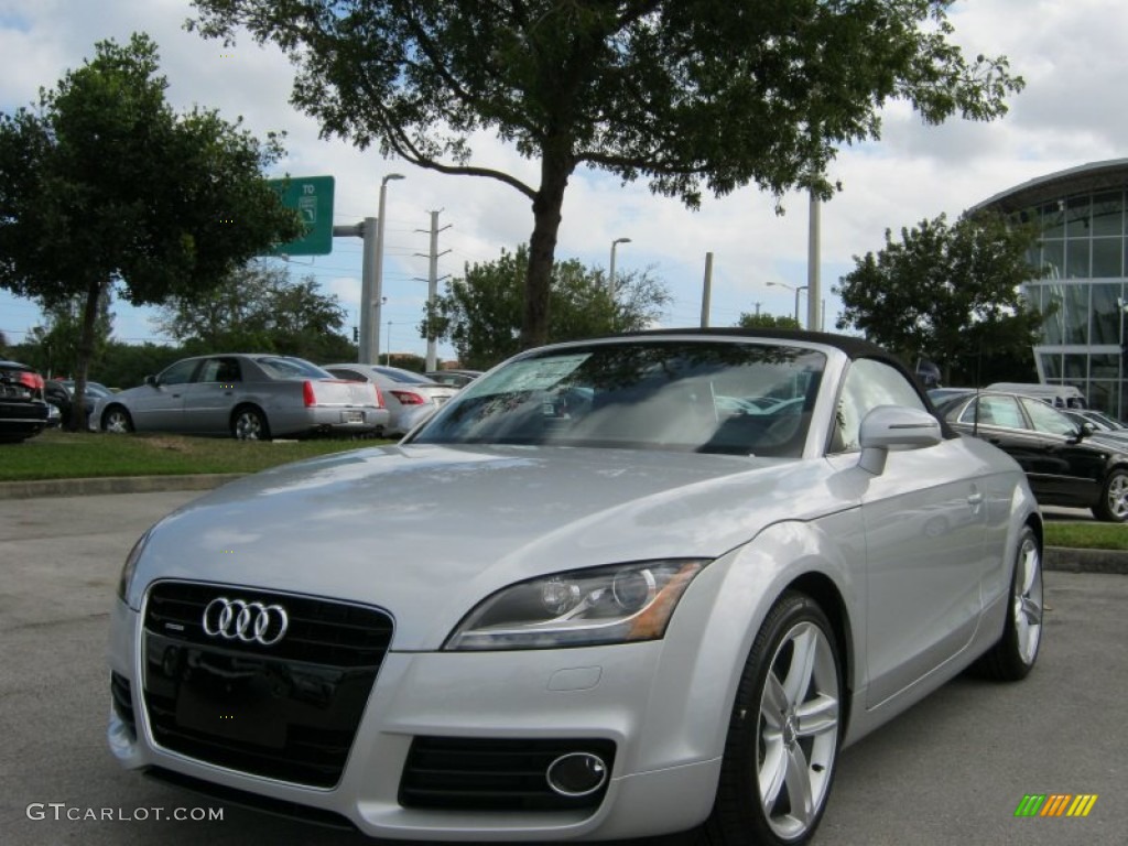 Ice Silver Metallic 2012 Audi TT 2.0T quattro Roadster Exterior Photo #57517660