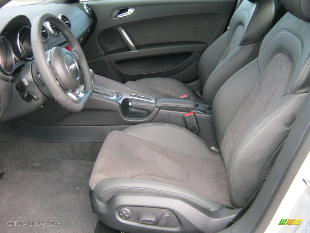 Black Interior 2012 Audi TT 2.0T quattro Roadster Photo #57517696