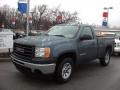 2010 Stealth Gray Metallic GMC Sierra 1500 Regular Cab 4x4  photo #1