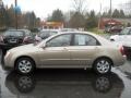 2005 Sand Beige Kia Spectra EX Sedan  photo #12