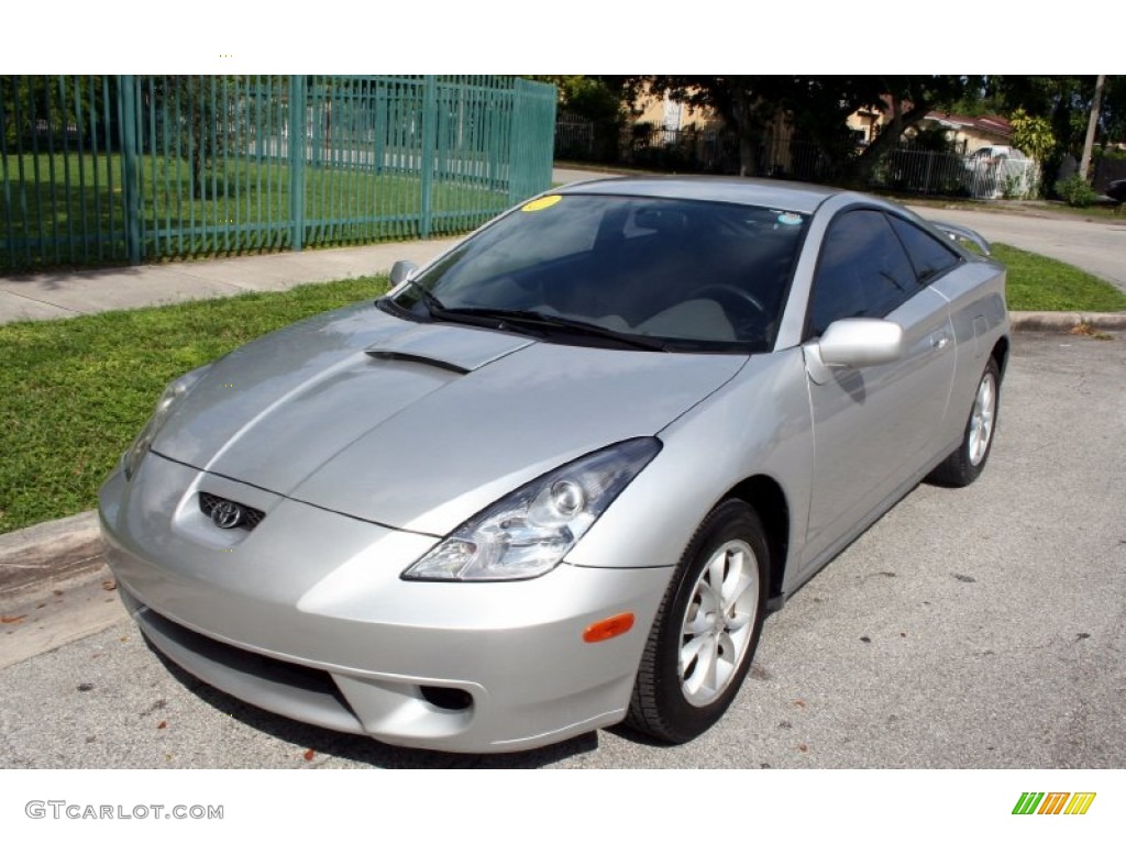 2001 Celica GT - Liquid Silver / Black/Silver photo #1