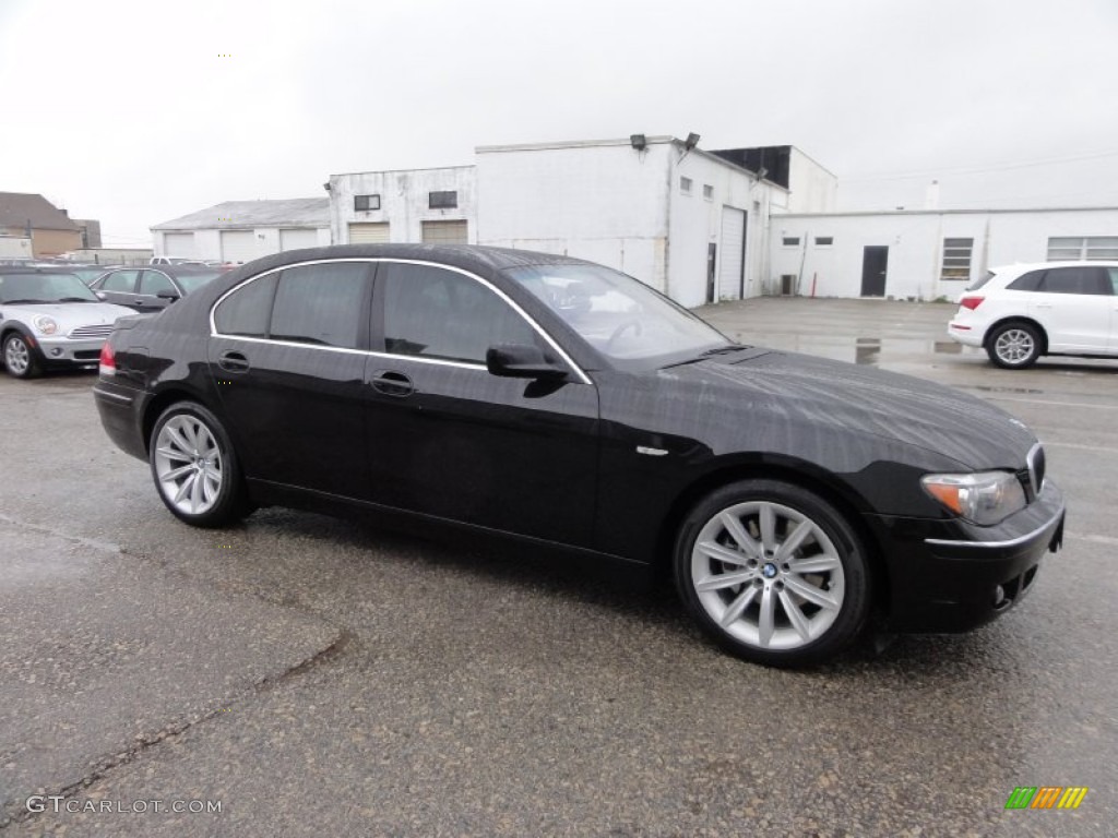 Jet Black 2007 BMW 7 Series 750i Sedan Exterior Photo #57519640