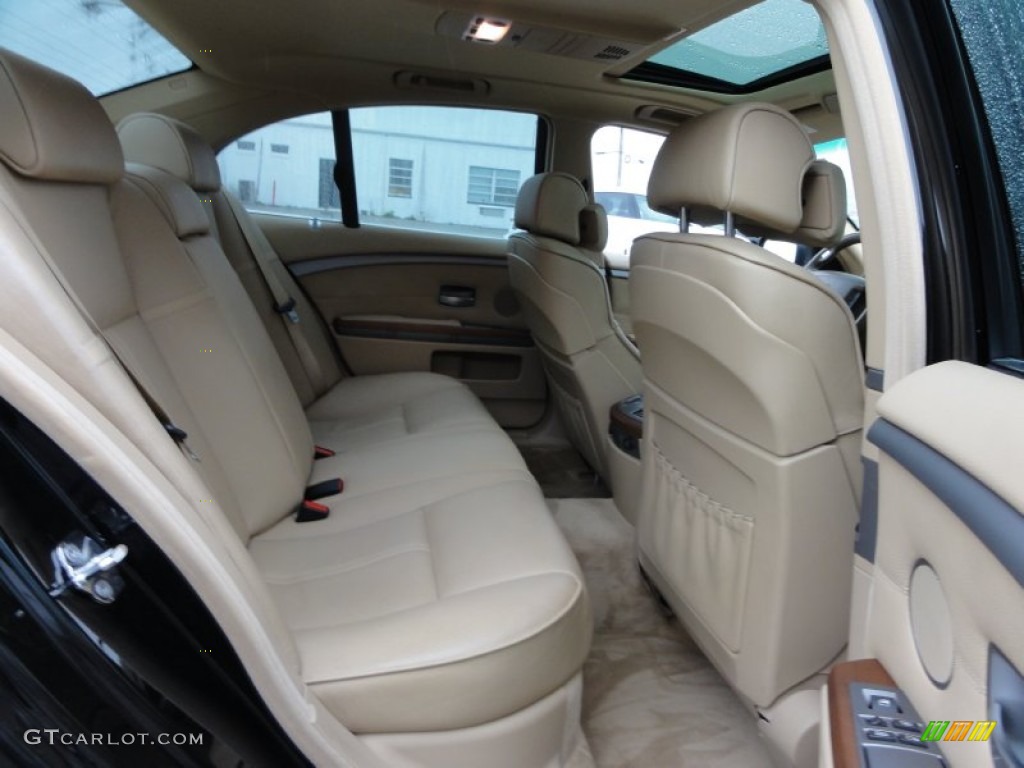Black Interior 2007 BMW 7 Series 750i Sedan Photo #57519820