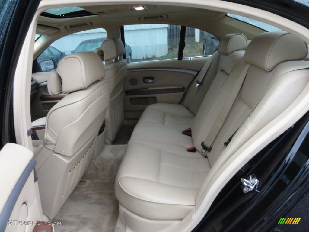 Black Interior 2007 BMW 7 Series 750i Sedan Photo #57519838