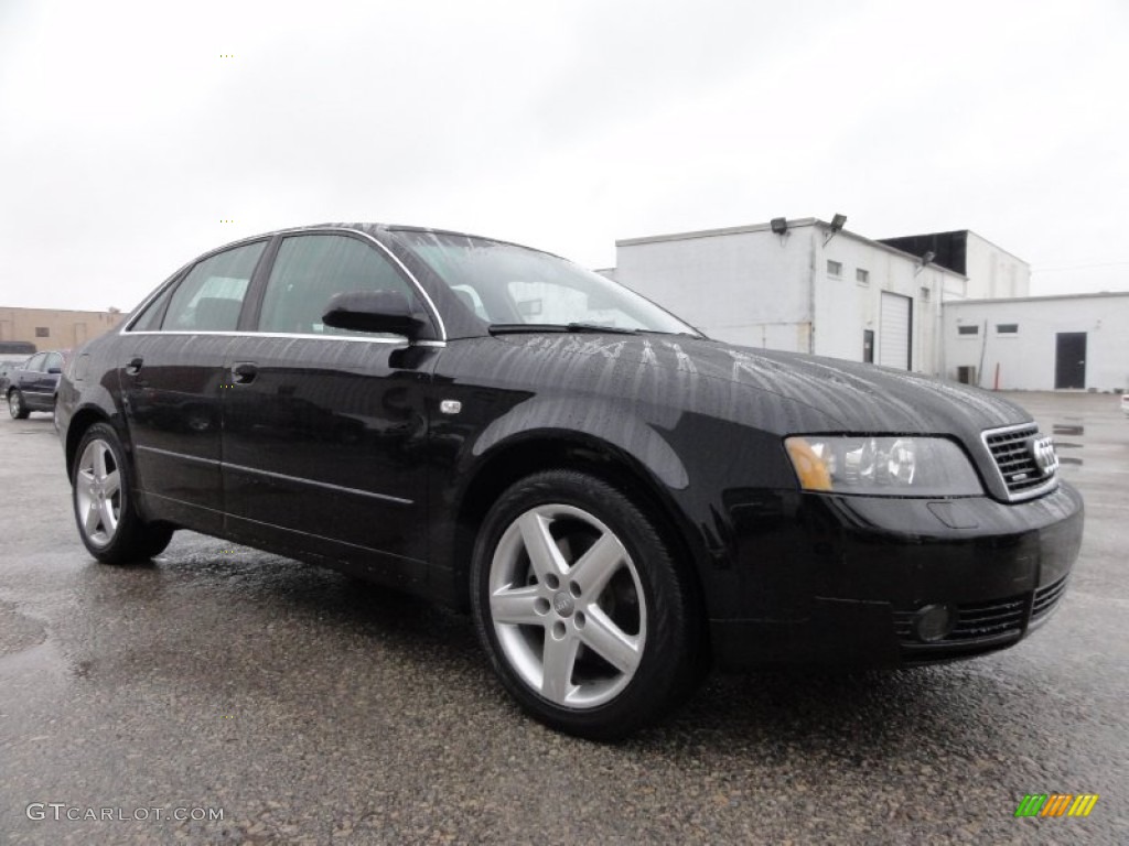 Brilliant Black 2005 Audi A4 3.0 quattro Sedan Exterior Photo #57520564