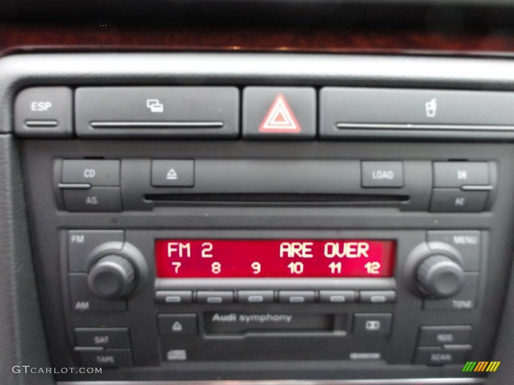 2005 Audi A4 3.0 quattro Sedan Audio System Photo #57520888