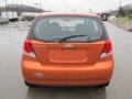 Spicy Orange - Aveo LS Hatchback Photo No. 3