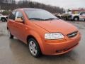 Spicy Orange - Aveo LS Hatchback Photo No. 5