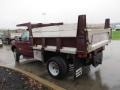 2004 Dark Toreador Red Metallic Ford F450 Super Duty XL Regular Cab Chassis Dump Truck  photo #10