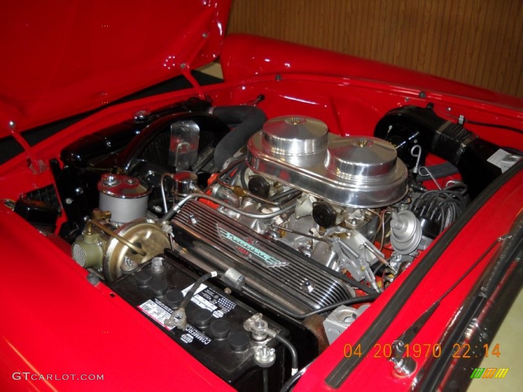 1956 Thunderbird Roadster - Fiesta Red / Tan/White photo #19