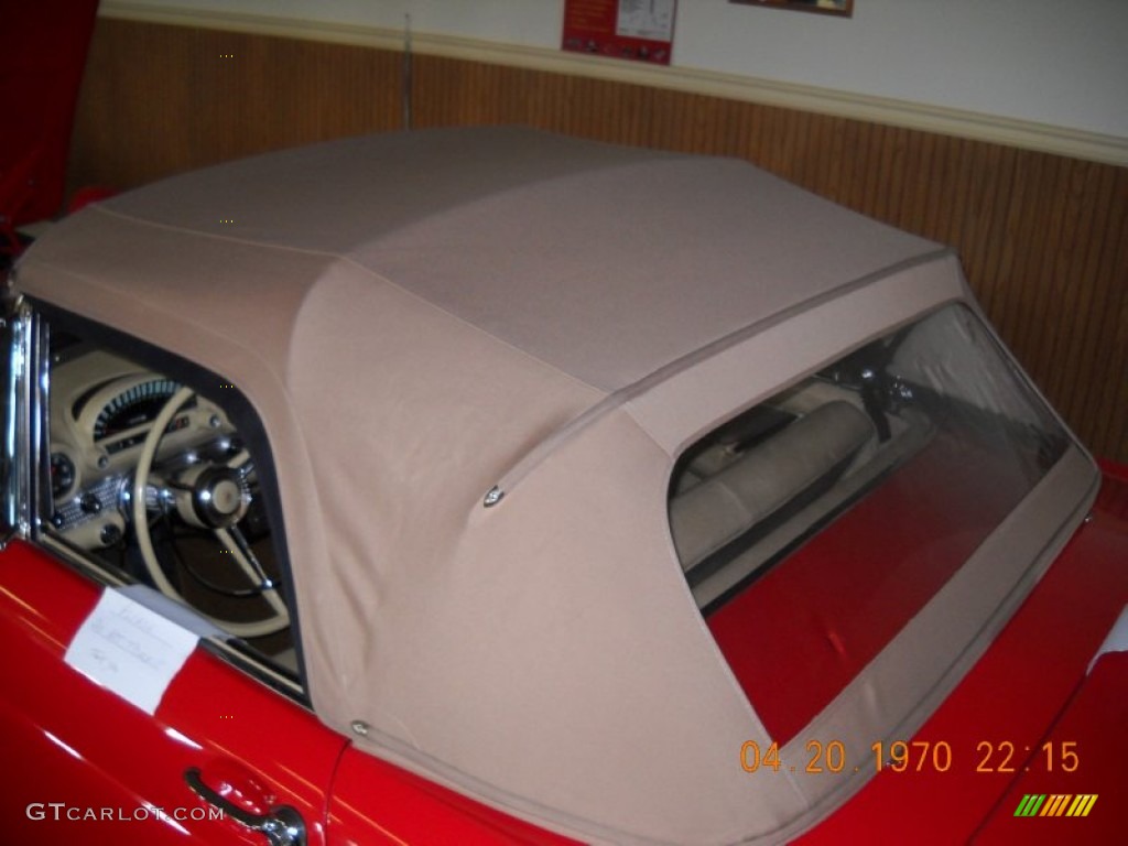 1956 Thunderbird Roadster - Fiesta Red / Tan/White photo #24